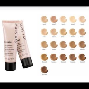 Time wise luminous-wear liquid foundation.